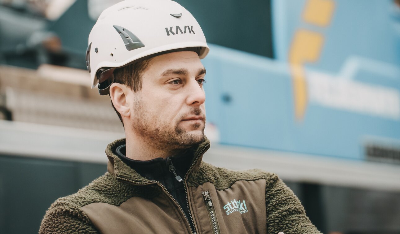 Bauleiter Thomas Eberl