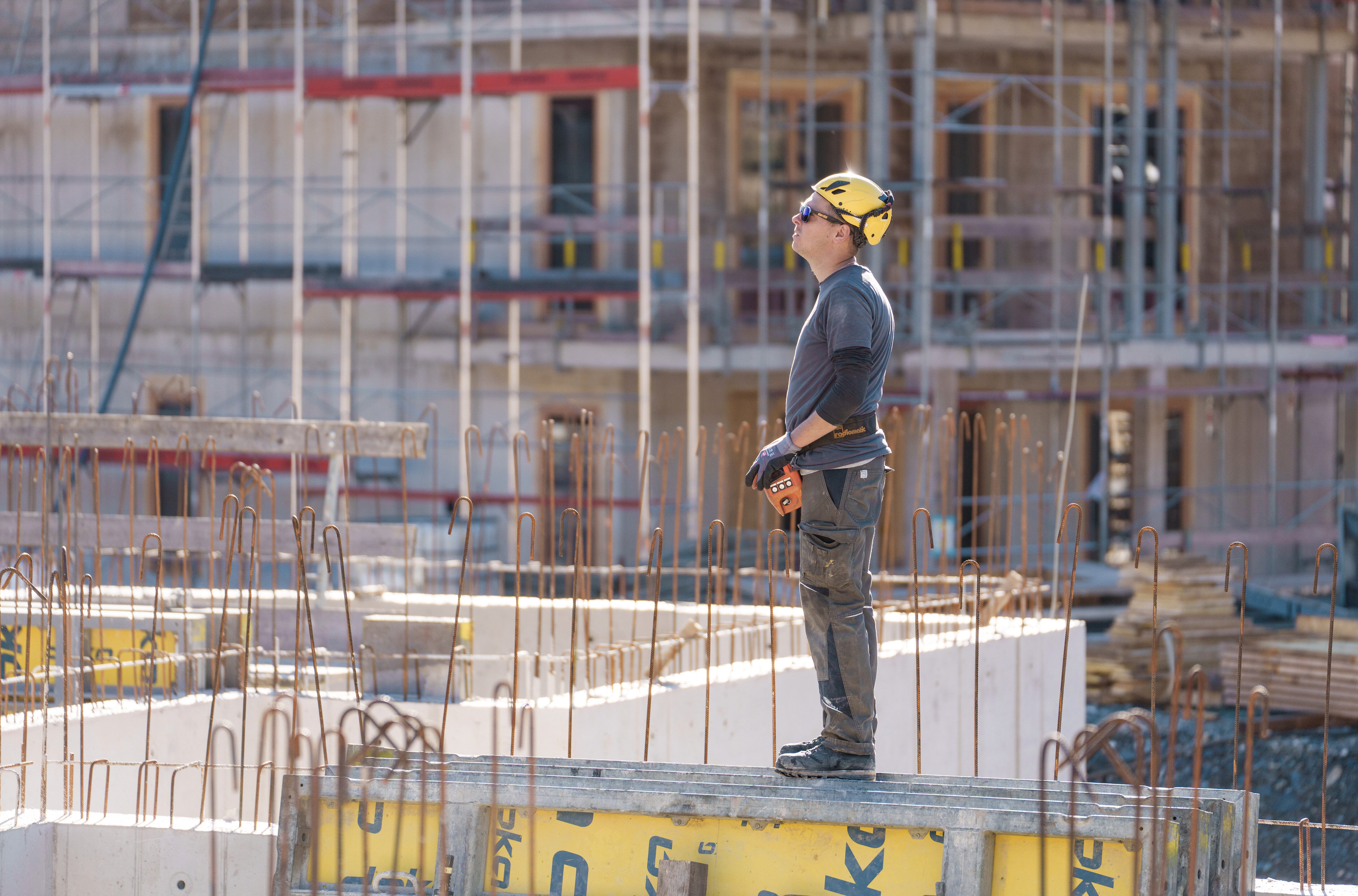 Mitarbeiter im Hochbau